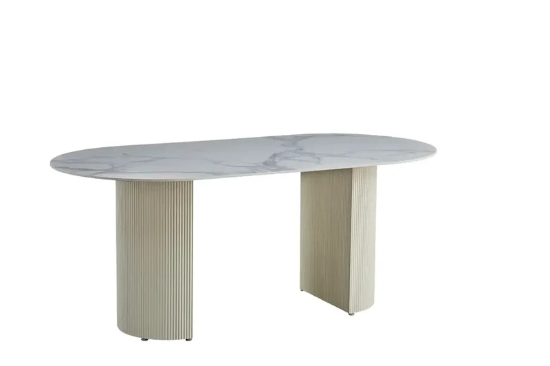 Table à Manger ANNA marbre blanc