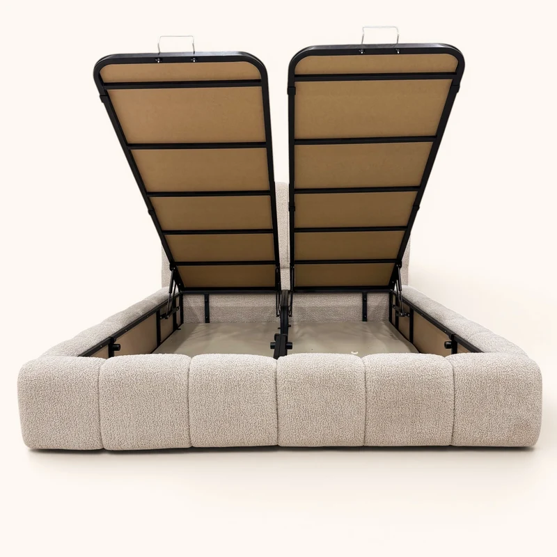 Lit coffre Bubble Dallas 140x190 | Leader Meubles