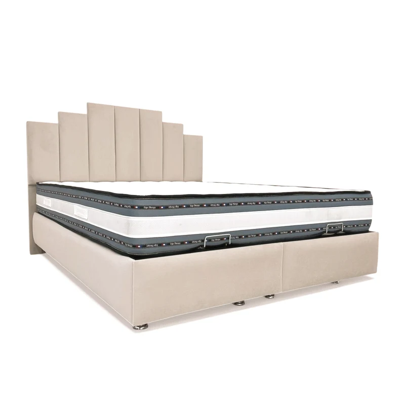 Lit coffre Pyramide 140x190 | Leader Meubles