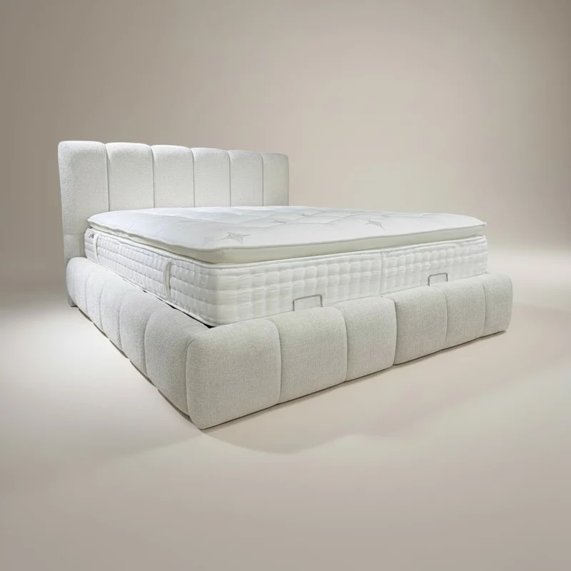 Lit coffre Bubble Dallas 140x190 | Leader Meubles