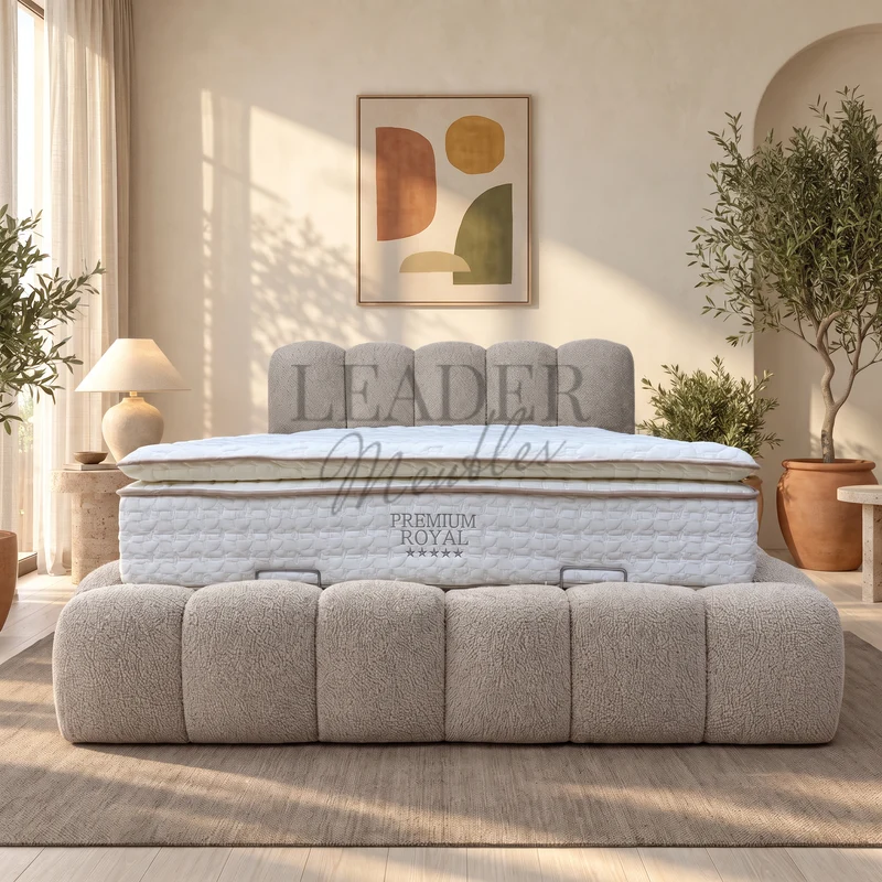 Lit coffre Bubble Toronto 160x200 | Leader Meubles