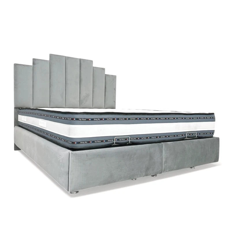 Lit coffre Pyramide 140x190 | Leader Meubles