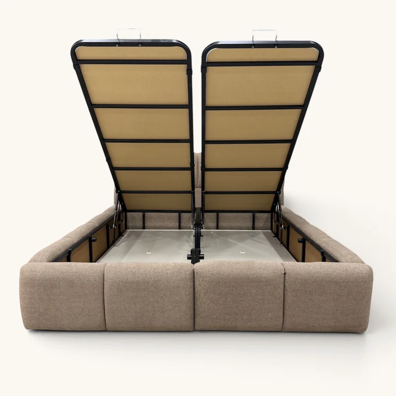 Lit coffre Bubble Oslo 140x190 | Leader Meubles