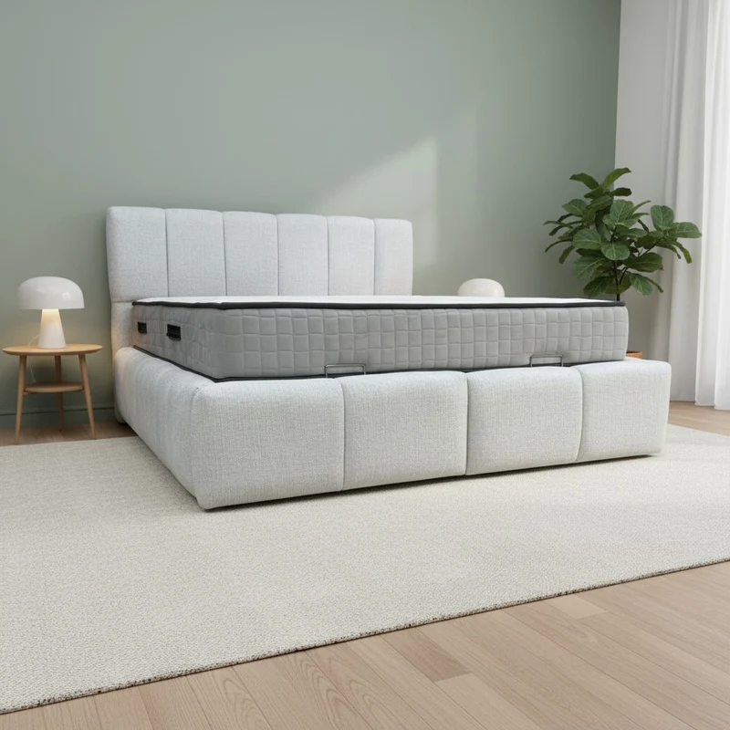 Lit coffre Bubble Mila 160x200 | Leader Meubles