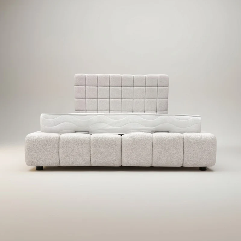 Lit coffre Bubble Concorde 140x190 | Leader Meubles