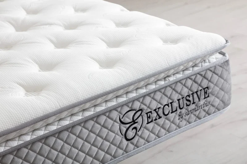 Matelas EXCLUSIVE ressort & mousse 32cm surmatelas intégré