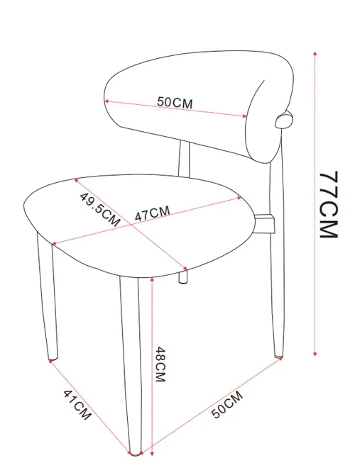 Chaise BOHEME beige