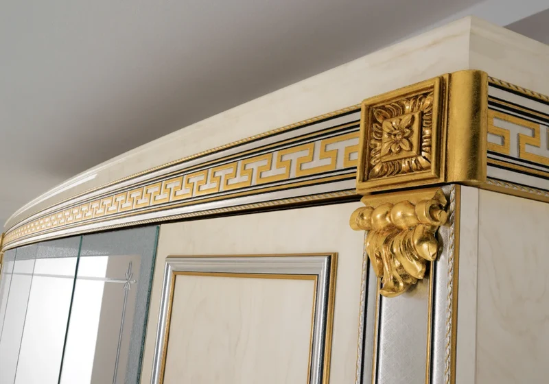 Chambre complète italienne armoire 6 portes - Liberty