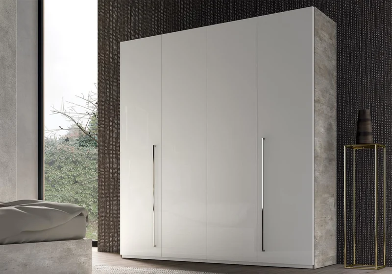 Armoire 6 portes blanc béton – Treviso