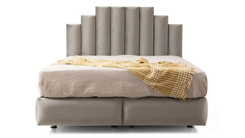 Lit coffre NATURA Gris