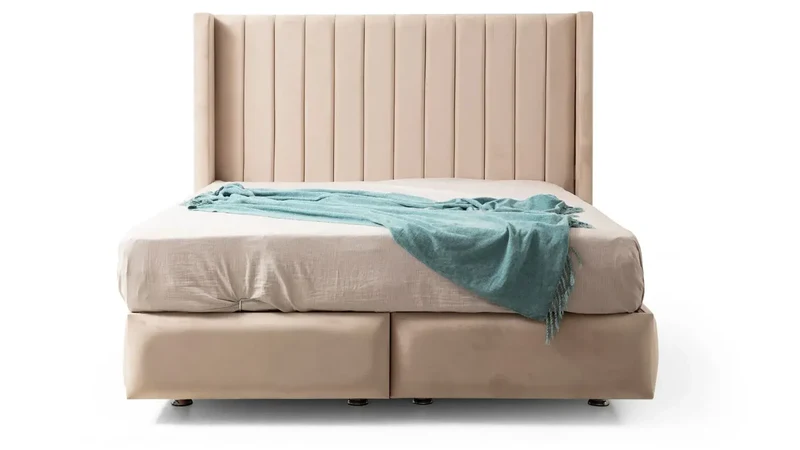 Lit coffre TOKYO Beige