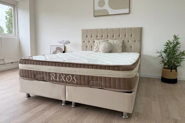 Lit coffre HUGO Beige