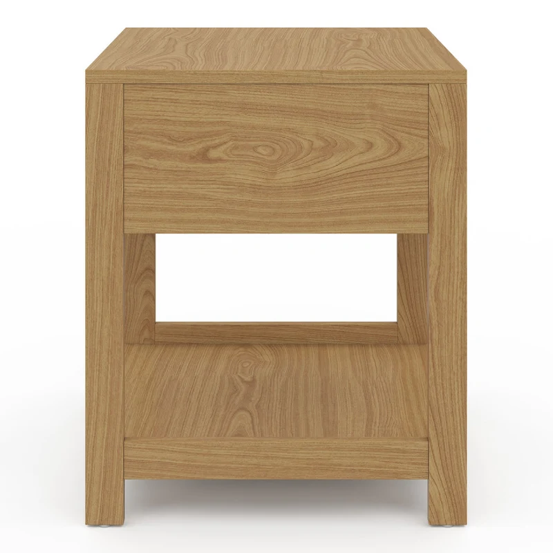 Tables de chevet Erin en cannage 1 tiroir - lot de 2