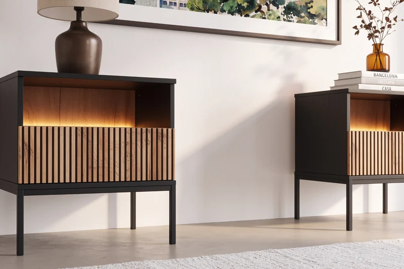 LOT DURO - TABLE DE CHEVET