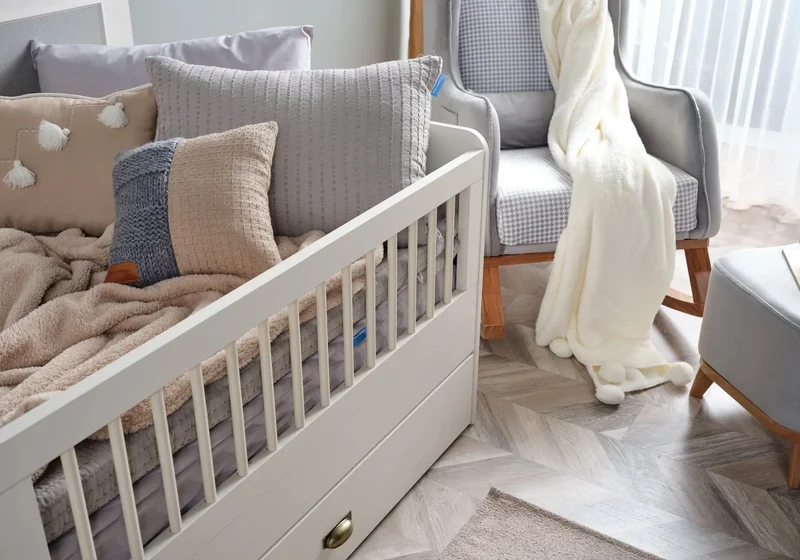 Ensemble chambre bébé Montessori blanc ODESSA