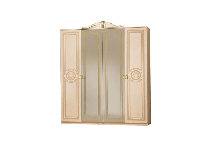 Chambre complète laquée beige LOIS