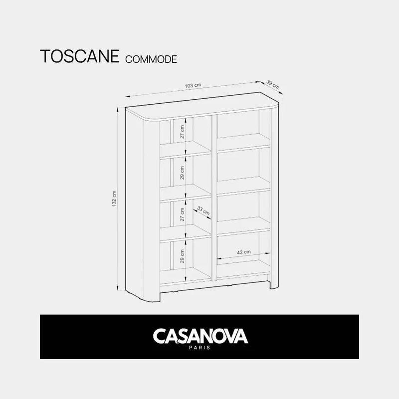 TOSCANE - COMMODE