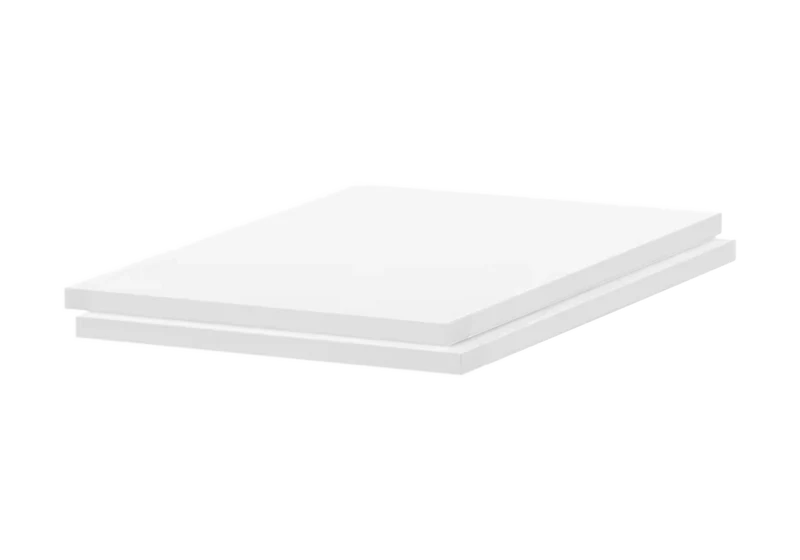 Armoire 3 portes miroir blanc béton – Treviso