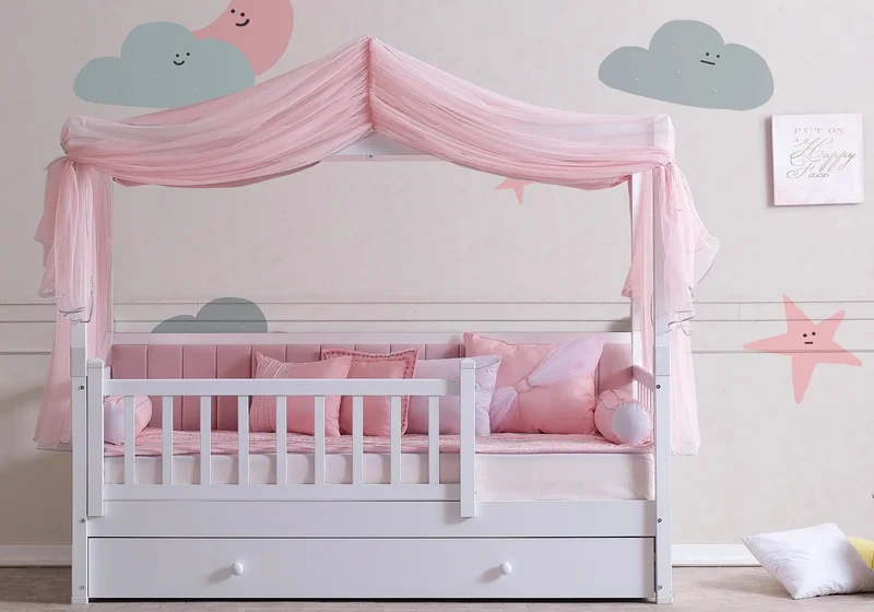 Ensemble de chambre enfant montessori rose SOHO QUEEN