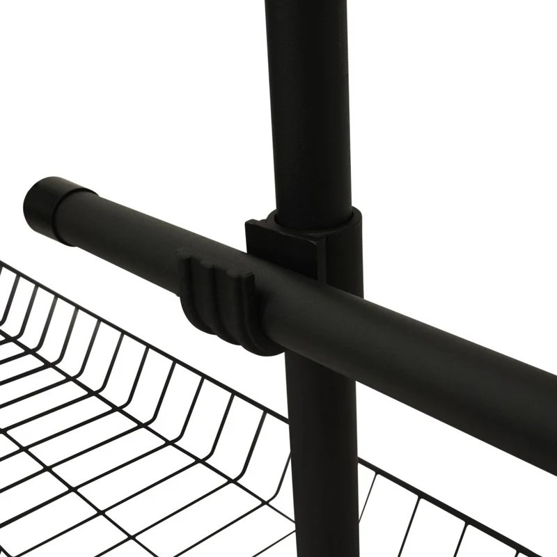 Penderie télescopique avec rangements intégrés H278cm
