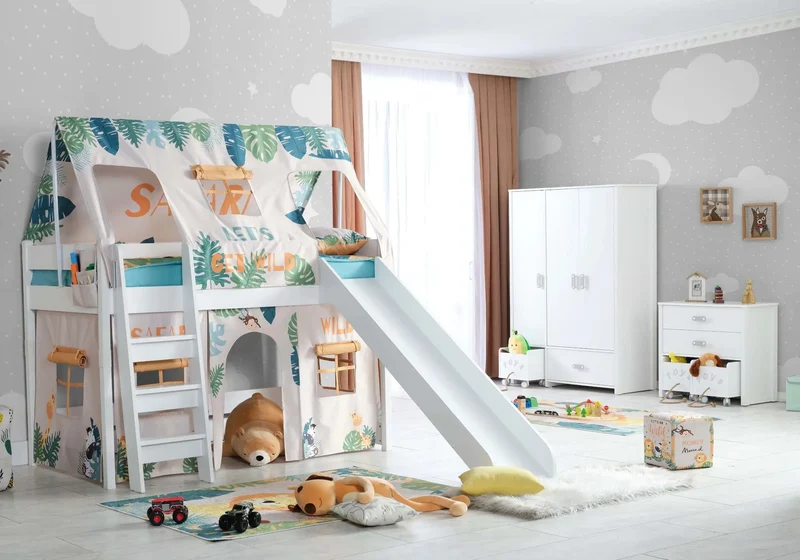 Ensemble de chambre enfant montessori MY WORLD SAFARI