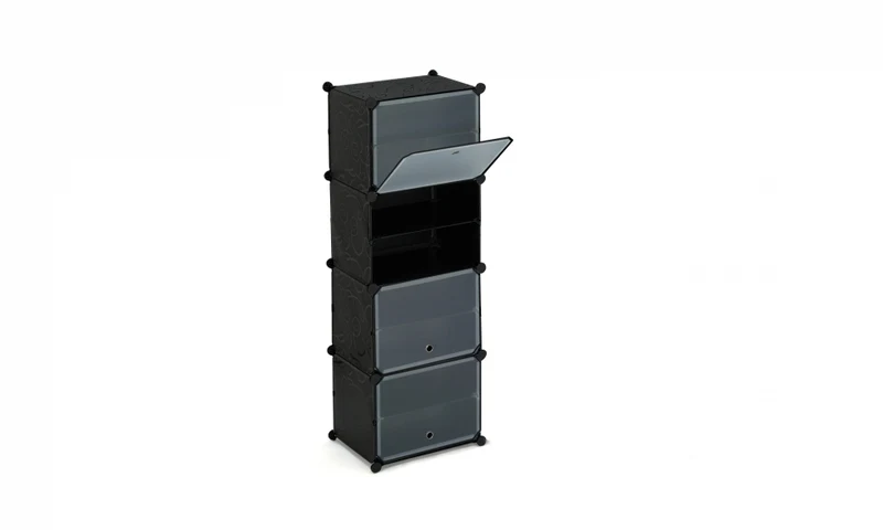 Meuble à chaussures cube - 16 paires