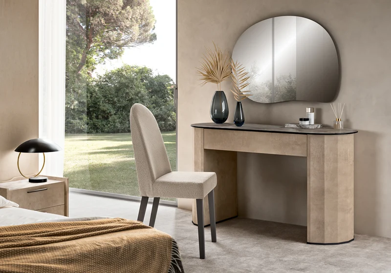 Chambre complète 160x200 avec coiffeuse – Dune