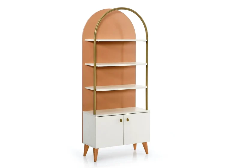 Ensemble de chambre jeune moderne orange LORENA