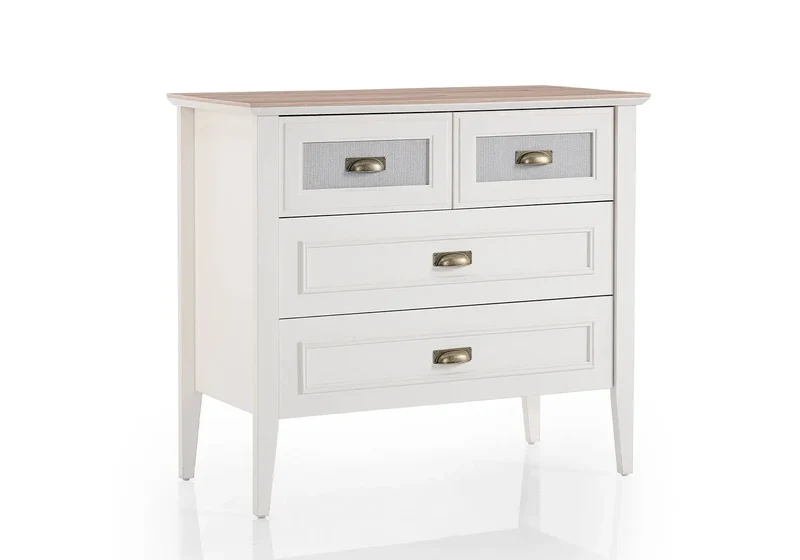 Ensemble de chambre jeune moderne blanc ODESSA