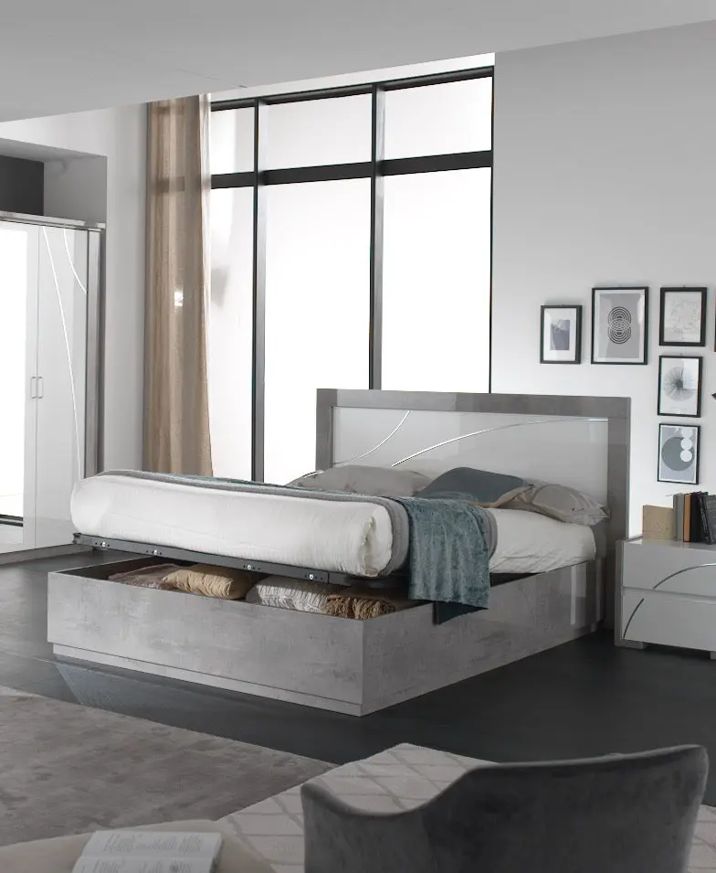Chambre à coucher blanche MILANO