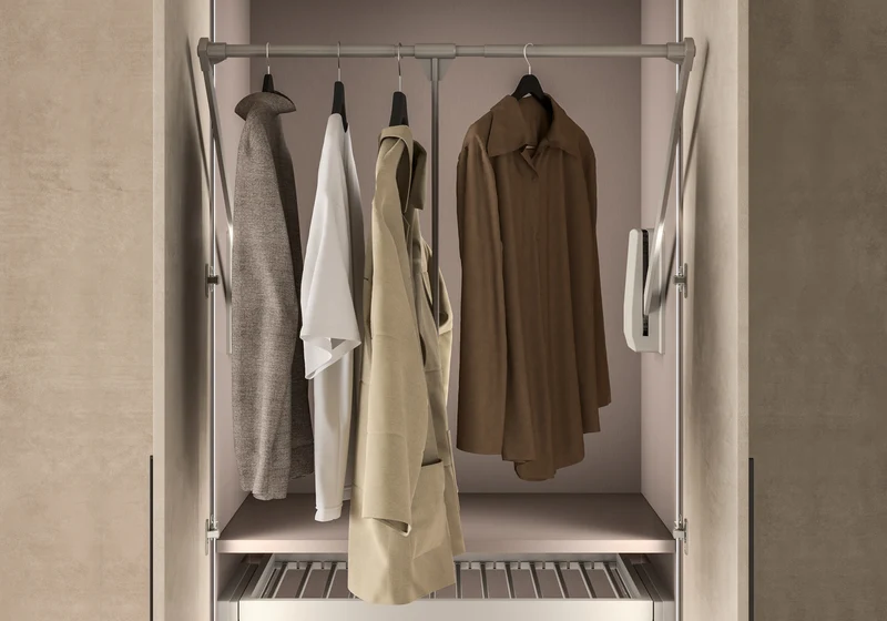 Armoire 2 portes design italien effet pierre - Dune