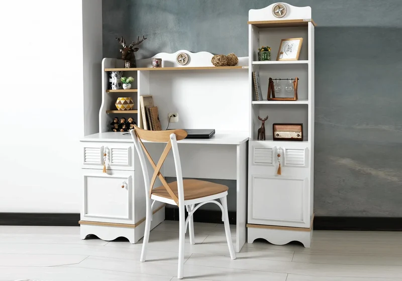 Ensemble complet de chambre moderne cappuccino LUNA