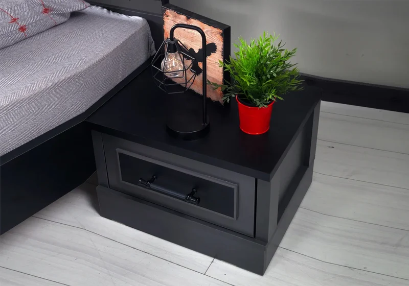 Ensemble de chambre pour jeune rouge LONDON