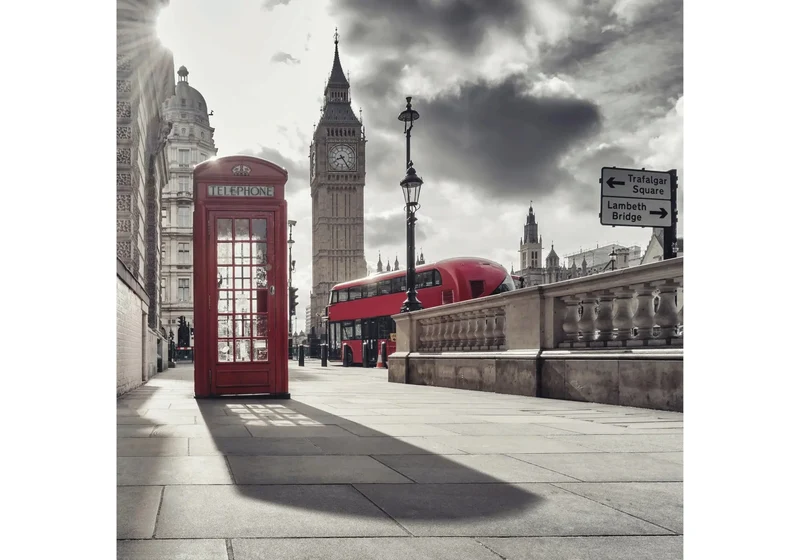 Ensemble de chambre pour jeune rouge LONDON