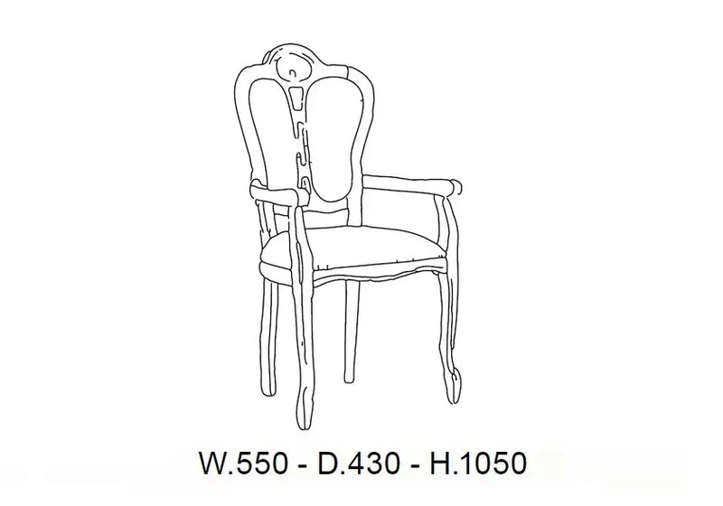 Chaise-fauteuil laqué blanc GRETA (Lot de 2)