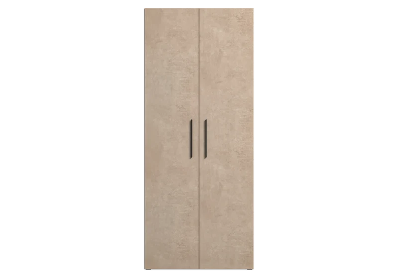 Armoire 2 portes design italien effet pierre - Dune