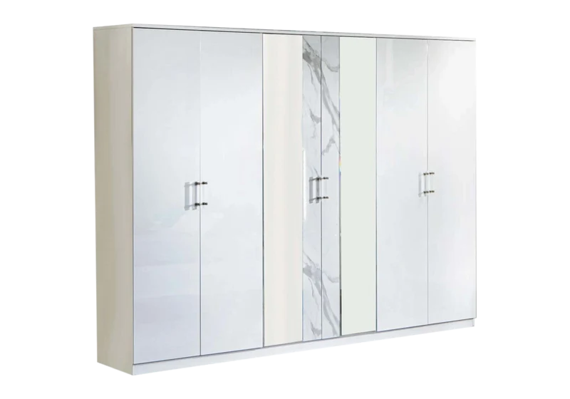 Chambre complète marbre blanc moderne – CRISTAL