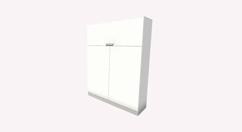 LUTECE 3 Mélaminé Blanc