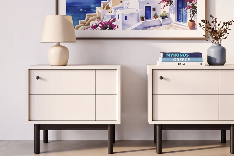 LOT SAFAR - TABLE DE CHEVET