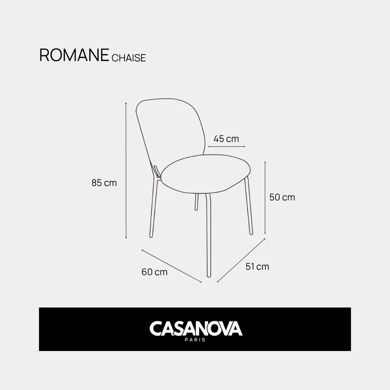 LOT ROMANE - CHAISE