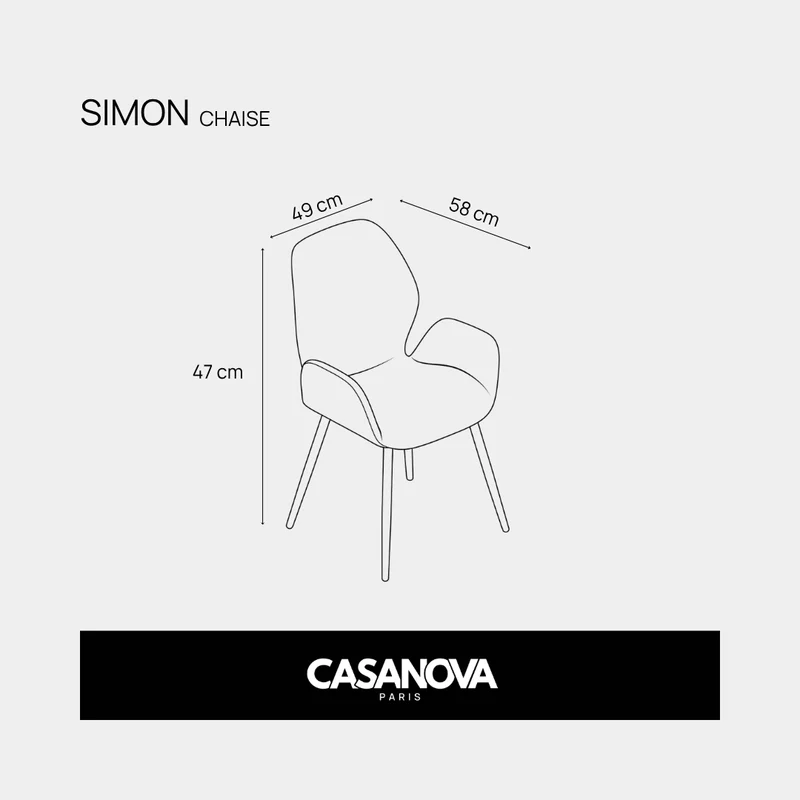 LOT SIMON - CHAISE