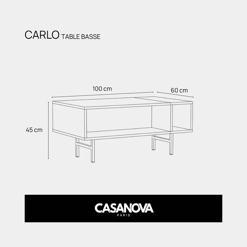 CARLO - TABLE BASSE