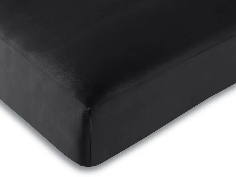 Drap housse 90 x 190 bonnet de 25 cm 100% coton