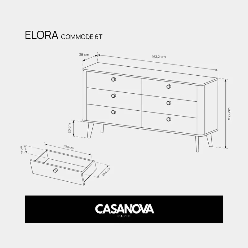 ELORA - COMMODE
