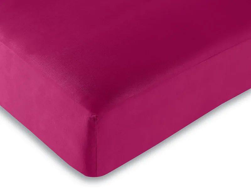Drap housse 180 x 200 bonnet de 25 cm 100% coton