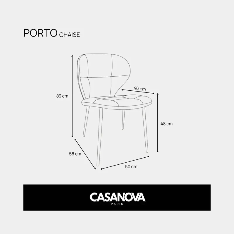 LOT PORTO - CHAISE
