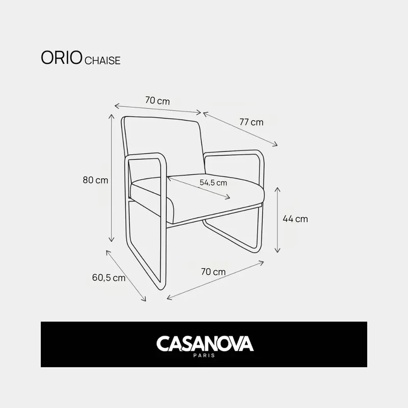 CHAISE ORIO
