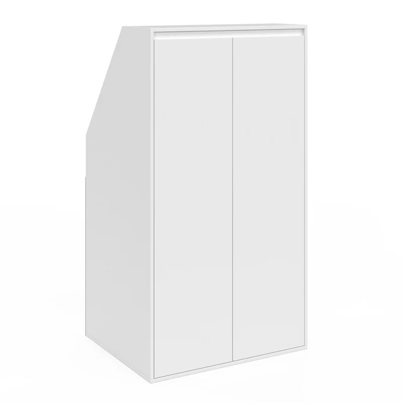 Armoire sous pente Tom 2 portes blanches