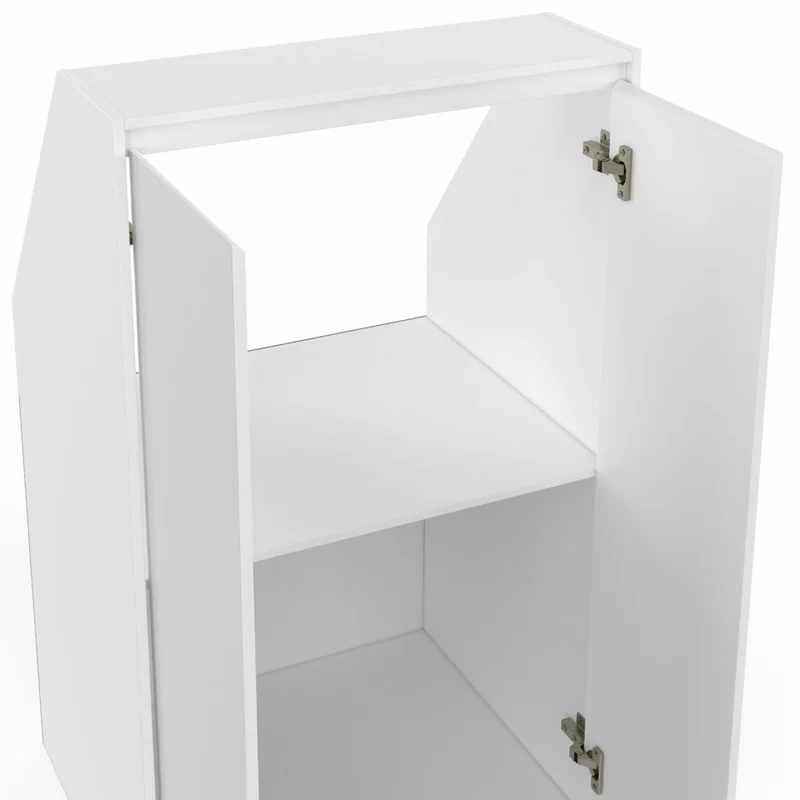 Armoire sous pente Tom 2 portes blanches