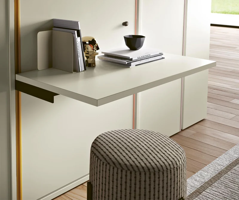 LUCY BUREAU Mélaminé Blanc